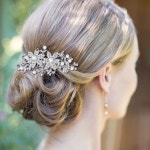 에브리 페이스 오스트리아 크리스탈 크림 모조 진주 우아한 레드버드 플라워 웨딩 프롬 헤어 : 샵인플로리다