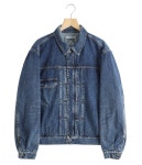 nonnative 논네이티브 25AW TRUCKER BLOUSON COTTON 11.5oz DENIM VW LIGHT WITH WINDSTOPPER 트러커 블루종 NN-J4702 : 피클오사카