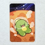 픽셀리 포토카드 우주 공룡 gs25 포카 한정판 굿즈 : 콜라보x