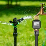 다기능 수량계 황동 입구 출구 전자 센서 관개 호스 급수를위한 유량 측정 도구 : 동동이만물상