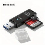 열전사 카메라 강력한 USB 3.0 마이크로 SD 카드 리더기 PC 카메라 고속 데이터 최대 5GBPS 다중 호환 2-IN-1 : 글로벌파트너-