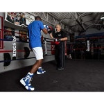 링사이드 에이펙스 엘리트 복싱화 - 남녀용 합성 가죽 하이탑 발목 신발, 복싱, 레슬링, 운동, 훈련, 대회, (2-13) Bk/Sv : 큐닉스