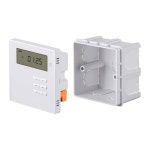 모노프라이스 상용 오디오 월 마운트 음악 앰프 - 블루투스, Aux, FM 및 IR 리모컨, 흰색 포함 : 산타모니카몰