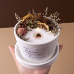 뚜껑 실리콘 몰드와 콘크리트 라운드 항아리 DIY 수제 화분 향기로운 양초 컵 공예 선물 수지 금형 홈 장식 용품 : 까로스타 해외구매대행몰