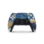 디자인 스킨즈 포일 마블 게이트 소니 호환 플레이스테이션 100 호환3 콘솔 슈퍼 슬림 + 컨트롤러와 호환되는 전신 커버 랩 데칼 스킨 키트... 