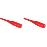 스포르타임 몬도 야구 배트, 26.5인치 X 4인치 빨간색, 플라스틱 26-1/2L x 4 (Pack of 2) : 리버스글로벌마켓6