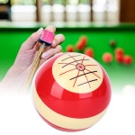 하우시 트레이닝 큐볼 3인치 화이트 레드 당구 에이트볼 연습 보조 액세서리 : 에잇스엘리