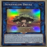 유희왕 코나미 듀얼 몬스터 CR03AE188 Sunavalon Dryas 슈퍼 희귀 아시아 영어 컬렉션 민트 카드 : 월드셀러플러스