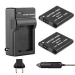 밀리파우 NB 11L/NB 11LH 배터리(2팩) 및 충전기 키트 캐논 호환 파워샷 ELPH 190과 호환되는 제품은 180, 110 HS, SX400, SX410, SX420... 