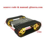 아두이노용 스마트 로봇 탱크 섀시 추적 자동차 플랫폼, 33GB520 모터, DIY 장난감 부품, 미니 T101, 신상 2018 : 월드셀러온
