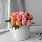 튤립 꽃 봉오리 양초 실리콘 금형 DIY 수제 향기로운 양초 석고 에폭시 수지 장식 공예 왁스 금형 홈 인테리어 : 까로스타 해외구매대행몰