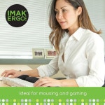 이마크 A10165 손목 쿠션 - 블랙 D132 IMA10165 9in X 7.5in : 모던클래식1122