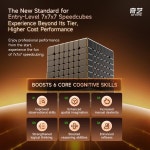 [CubeFun]QiYi 7x7x7 매직 스피드 큐브 시리즈 M 을위한 자기 UV 스티커없는 전문 퍼즐 : 월드셀러플러스