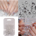 미니 크리스탈 얼음 스톤 네일 파츠 : 하이유니 Hi-Yuni