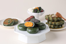 선물세트 무설탕 저당 저탄수화물 해풍 쑥떡 쑥개떡 개별포장 5종 모듬 20개 : 상상방앗간