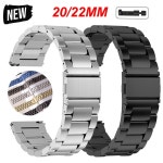 20mm 22mm 다목적 스테인레스 스틸 금속 밴드 갤럭시 워치 4 5 6 7 40 44mm Amazfit GTR 2 3 4/GTS2 4mini DS-2L : YB리스토어