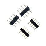 10pcs Led 스트립 커넥터 4 핀 RGB 5 핀 RGBW 더블 행 남성 LED 커넥터 RGB 2835 5050 LED 스트립 램프 : 루카스낸시1