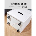 다기능 침대옆 리프트업 사이드 제품 리프팅 협탁 테이블 1. 40 흰색 좌 무광 바퀴 : 와이피스