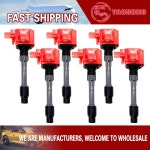 점화 코일 팩 CM11-125A 30520-58G-003 UF833 2016-ON ACURA NSX 3.5T V6 하이브리드 JNC1 : 미쭈상회