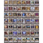 MPS FOIL201 홈 플레이용 TCG 카드 마법의 프록시 솔 링 마나 크립트 Mox Opal 금고 크롬 Sword of Gather : 월드셀러플러스