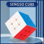 SENGSO 스피드 큐브 레전드 시리즈 부드럽게 스티커없는 매직 직업 퍼즐 Fidget Toys : 월드셀러플러스