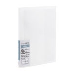 나카바야시 PC2L-20W 컬러 포켓 앨범, 용접형, 2L 사이즈, 1단 포켓, 20피스, 흰색 수납 : 시구왕을