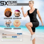 RDX 여성 사우나 조끼 열 트래핑 땀 허리 트레이너 - 리치 오에코 텍스 100 인증 바디 셰이퍼 : 직구락