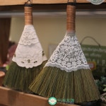 미니 테이블 청소 짚 빗자루 쓰레받기 원예 잡화 가든 장식품 청소 테이블 먼지 제거 빗자루 : 굿 라이프 큐레이션