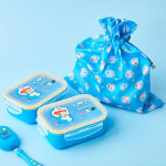 도라에몽 2단 도시락 가방세트 유아 아동 피크닉 : 에버룩스