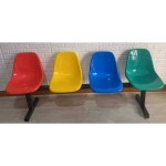 버스정류장 의자 공원 등받이 웨이팅 야구장 4인 플라스틱 컬러 : 빛이나는상점1