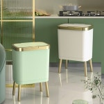 은상사 럭셔리골드 모던 원터치 인테리어 쓰레기통 : 유한회사 한발무역