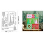 Chirstmas 금속 절단 다이 편지 꽃 엠보싱 Diecut 2024 DIY 카드 만들기 스크랩북 공예 용품에 대한 새로운 : sumisumi9