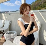 didissy해외끈 오프숄더 섹시 원피스 비키니 수영복 수트 체형커버 호텔 비치룩 s4 : 유한회사 한발무역