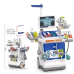 병원놀이 장난감 버전 의사 메디컬 제품 어린이 업그레이드 역할놀이 트롤리 660-88 X선 (조명 1.2kg) : 와이피스