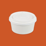 일회용 종이용기 CN 520호 무지 1000개 종이그릇 특수컵 : 제일팩