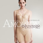 아로마라이프 아모르이온 여성 보정속옷 3단일체형 올인원 슈트 블랙 스킨 : 카라샵