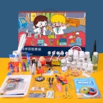 DIY 과학 실험 세트, 60/108/158 개, 실험실 코트 , 수제 과학자 의상, 역할 놀이 게임 완구 : 월드셀러온라인