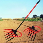 밭갈이삽 로타리삽 괭이 농기구 쟁기 쇠스랑 텃밭 삼지창 : 오버 더 픽