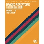 클래식 기타 탭 에디션을 위한 등급 레퍼토리 초급부터 고급까지 점진적인 곡들 : 링크트러스트셀
