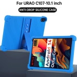 Urao C107/Jeazans OC101/C107 용 10.1 인치 보호 케이스 충격 방지 HiGrace C107/ZOFYWNAS C107 쉘 조절 커버 : 준블랙