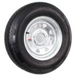 림 ST185/80D13 185/80D-13 하중 범위 C 아연 도금 스포크 휠의 eCustomrim 트레일러 타이어 - 도로변 무료 사용 시 2년 보증 : 운명소