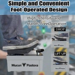 에어 유압 펌프 10 000 PSI 1 7L 저장소 NPT 3/8인치 오일 배출구 6 5피트 파이프 2개 풋 회색 DS-1A : 더푸름샵