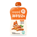 간편식 아기죽 아기퓨레 무럭무럭 키즈죽, 과일퓨레 제주당근, 100g, 1개 : 앨리베베