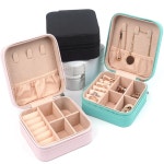 정장군디자인 사각 지퍼형 악세사리 케이스 악세사리케이스 사각직인케이스 보석함 : 정장군스토어