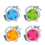 46피트 자동 감김식 정원 호스 릴 고강도 벽걸이형 7가지 패턴 노즐  길이 조절 엉킴 방지 물주기 및 세차용 : 성유유통865