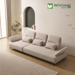 우아미 사만다 4인용 로터스 패브릭 스윙 소파 : 우아미가구스토어