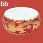 북 작은 난타 학교 초보자용 사물북 타악기 난타북 큰 대북 모듬 소고 판소리북 영창 10인치 붉은 세트 : 비비베베몰