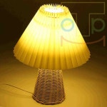 탑몰 라탄 테이블 조명갓 아이보리 LED수면등 라탄무드등 LED무드등 : 탑몰7