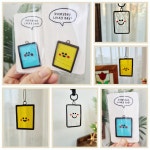 [스테인드글라스]귀요미 스마일 썬캐쳐/키링/악세사리 : 제이러브유리