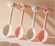 G1523 짱구는 못말려 세라믹 주걱 숟가락 집들이 선물 인테리어 스푼 흰둥이 부리부리 : 쿠마네상점